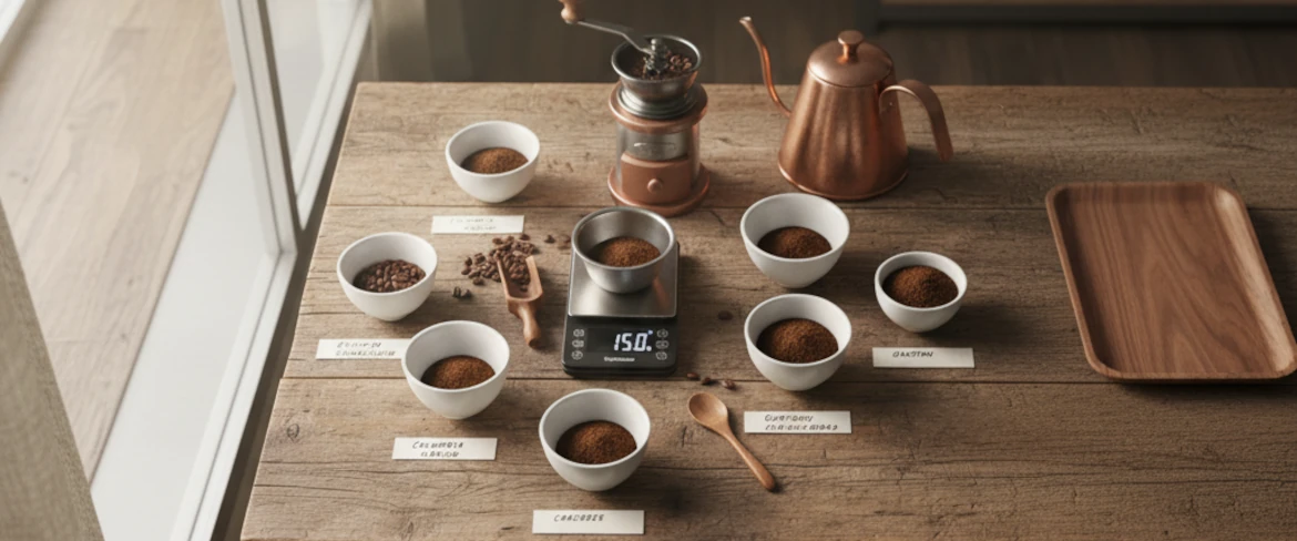 Przygotowanie próbek do cuppingu kawy – waga, mielenie i standaryzacja degustacji