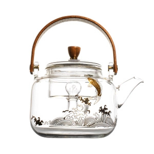 Glass coffee jug with brewer Pescado 500ml