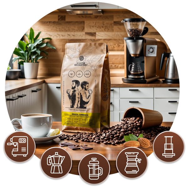 Coffee Broastery - whole bean coffee Brazil Cerrado Premium 400g