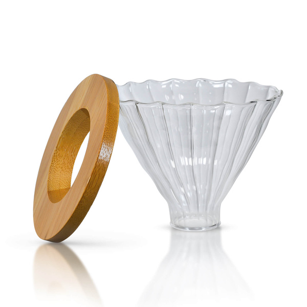 Zestaw do Parzenia Kawy – Szklany Dripper i Dzbanek