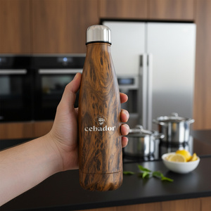 Cebador Thermal Bottle 500ml – wood colour