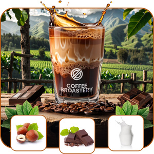 Coffee Broastery Set: Brazil Mogiana Kaffee + Becher