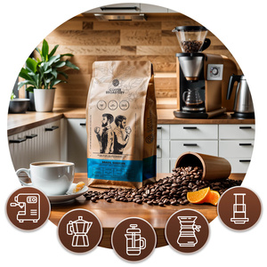 Coffee Broastery Set: Brazil Guaxupe Kaffee + Becher