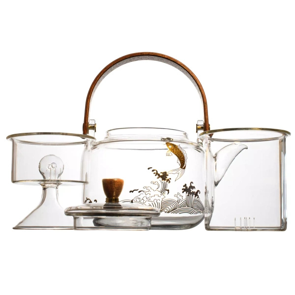 Glass coffee jug with brewer Pescado 500ml