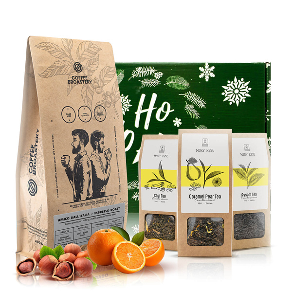 Gift set with Coffee Broastery coffee and Mary Rose tea