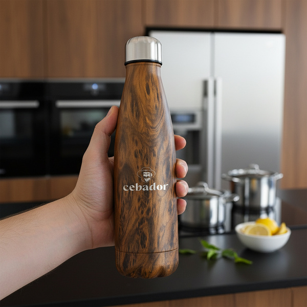 Cebador Thermal Bottle 500ml – wood colour