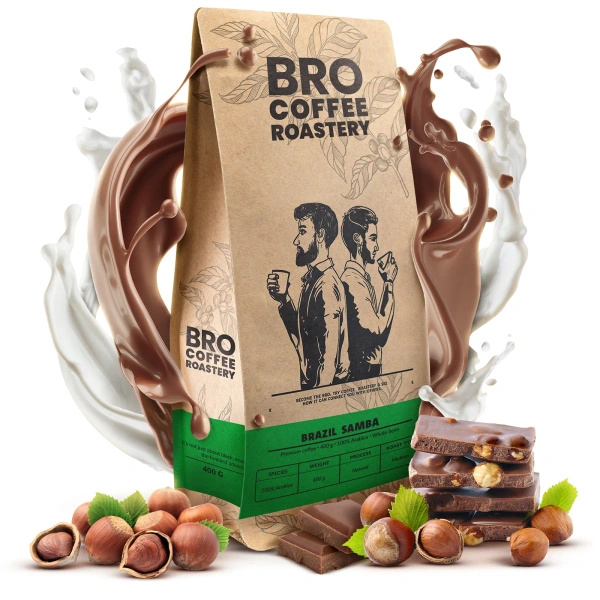 Bro Coffee Roastery – Bohnenkaffee Brazil Samba Premium 400 g