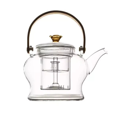 Glaskanne mit Teeei Flor 600 ml