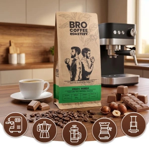 Bro Coffee Roastery – Bohnenkaffee Brazil Samba Premium 400 g