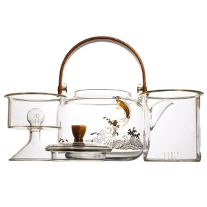 Glass coffee jug with brewer Pescado 500ml
